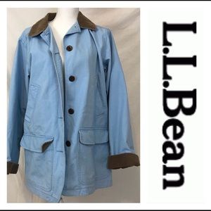 90s LL BEAN baby blue barn coat - vintage jacket